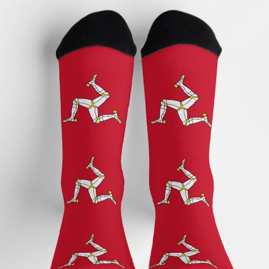 Dames sokken met vlag van Isle of Man (Top)
