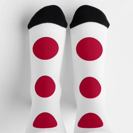 Dames sokken met vlag van Japan (Top)