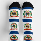 Dames sokken met vlag van West Virginia, Verenigde (Top)