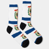 Dames sokken met vlag van West Virginia, Verenigde (Rechts)