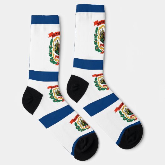Dames sokken met vlag van West Virginia, Verenigde (Rechts)
