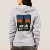 Dames SP capuchontrui met ritssluiting Hoodie (Achterkant)