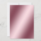 Dames Spel Nacht Gouden Glitter Roze Azen Kaart (Achterkant)