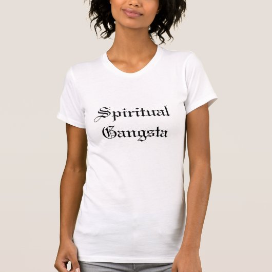 Dames Spirituele Tanktop Gangsta (Voorkant)