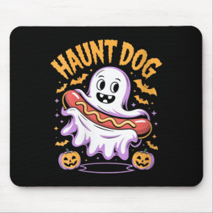 Dames spoken hond grappige spook hotdog Halloween Muismat