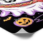Dames spoken hond grappige spook hotdog Halloween Poster (Hoek)