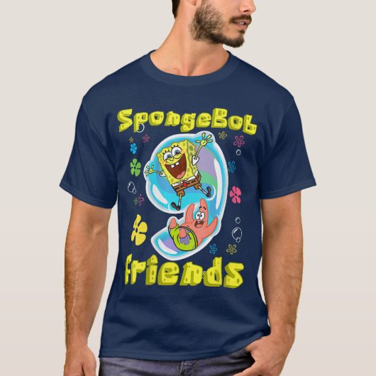 Dames SpongeBob SquarePants Friends Patrick Star  T-shirt (Voorkant)