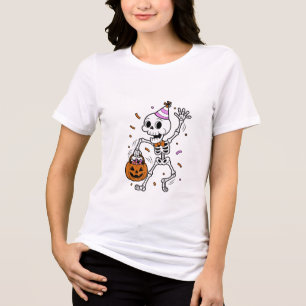 Dames spook Halloween ontwerp T-shirts
