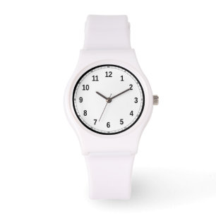 Dames Sportief Wit Silicon Horloge