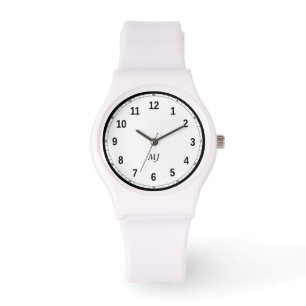 Dames Sportief Wit Silicon Horloge