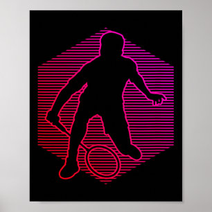 Dames Squash Heren Shuttle Badminton Poster