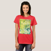 Dames St. Patrick' Day shirt met ontwerp. (Voorkant volledig)