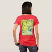 Dames St. Patrick' Day shirt met ontwerp. (Achterkant volledig)