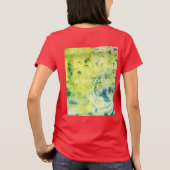 Dames St. Patrick' Day shirt met ontwerp. (Achterkant)