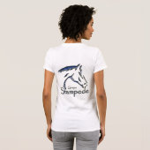 Dames Stampede T-Shirt (Achterkant volledig)