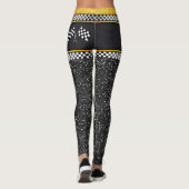 Dames Start Uw Motoren Pop Mode Leggings (Achterkant)