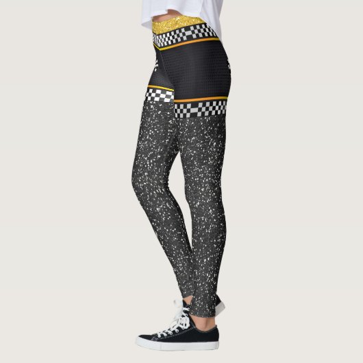 Dames Start Uw Motoren Pop Mode Leggings (Links)
