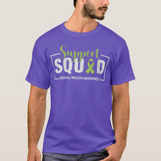 Dames Steun Team Mentale Gezondheid Bewustzijn Gro T-shirt