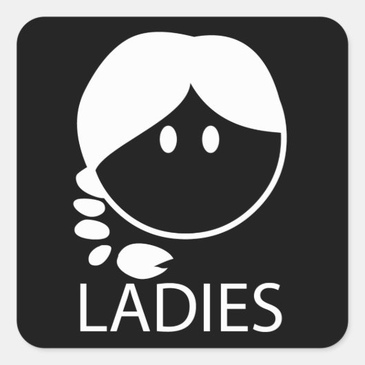 Dames Sticker (Voorkant)