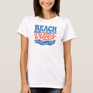 Dames strandstemming t-shirt