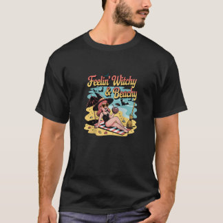 Dames Summerween Heksen Vakanties Strand Tropica T-shirt