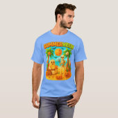 Dames Summerween Skelet Zomerfeest Halloween  T-shirt (Voorkant volledig)