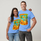Dames Summerween Skelet Zomerfeest Halloween  T-shirt (Unisex)