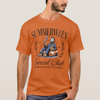 Dames Summerween Social Club Halloween in de zomer T-shirt