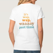 Dames Sunset 47 V-Neck 2-Side V2 T-Shirt (Achterkant)