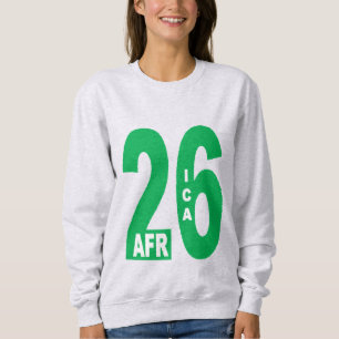 Dames sweatshirt as ONTWERP AFRIKA 26