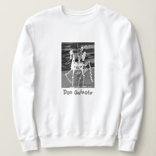 Dames sweatshirt Don Quixote (Design voorkant)