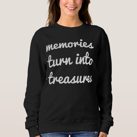 Dames sweatshirt met basisontwerp Memories (Voorkant)