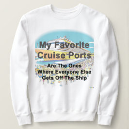 DAMES SWEATSHIRT - Mijn favoriete cruisehavens