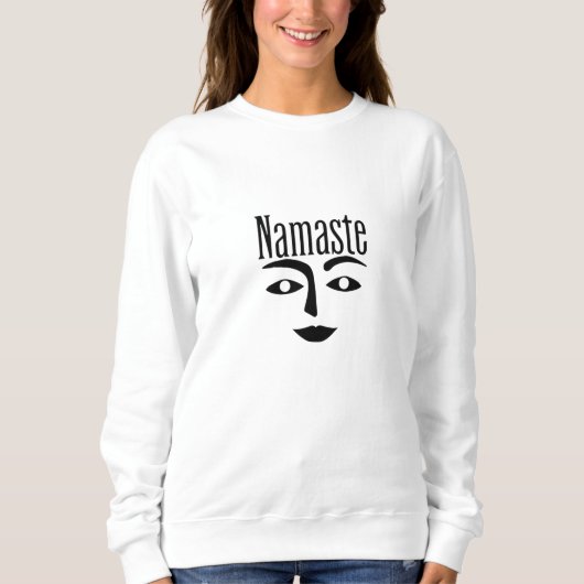 dames sweatshirt "Namaste Dames Sweatshirt - Indi (Voorkant)