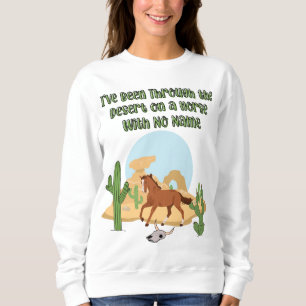 Dames sweatshirt 'Paard Zonder Naam'