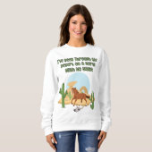 Dames sweatshirt 'Paard Zonder Naam' (Voorkant volledig)