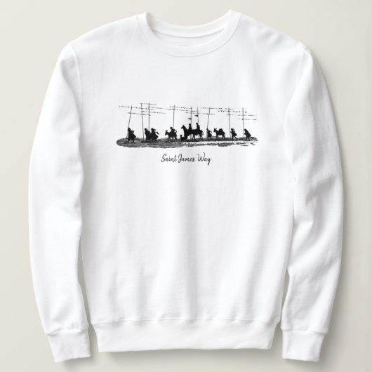 Dames sweatshirt Saint James Way (Design voorkant)