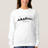 Dames sweatshirt Saint James Way (Voorkant)