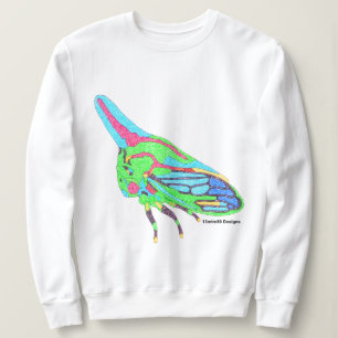 Dames sweatshirt (wit) - Oak Treehopper