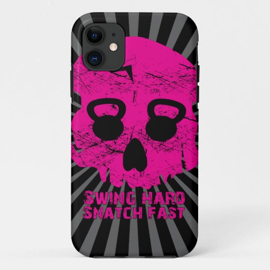 Dames Swing Hard Snatch Fast Kettlebell Iphone 5 Case-Mate iPhone Case (Achterkant)