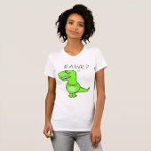 Dames T-Rex-Shirten T-shirt (Voorkant volledig)