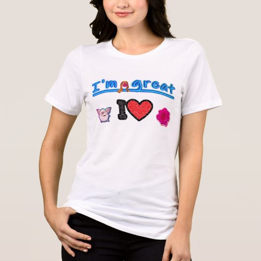 Dames t-shirt (Voorkant)
