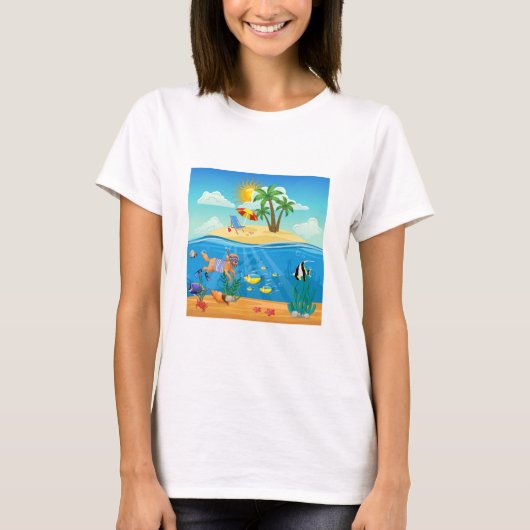 Dames T-shirt (Voorkant)
