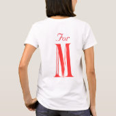 Dames T-Shirt (Achterkant)