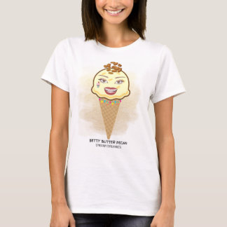 Dames t-shirt BettyButter Pecan Creamy Dreamies