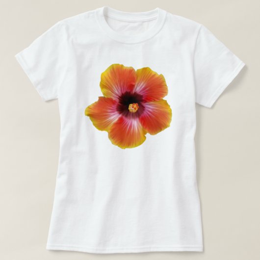 Dames T-shirt Bloem (Design voorkant)
