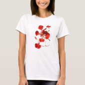 Dames T-shirt Bloem (Voorkant)