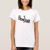 Dames T-Shirt Bonjour (Voorkant)