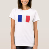 Dames T-Shirt Frankrijk (Voorkant)