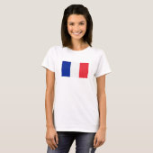 Dames T-Shirt Frankrijk (Voorkant volledig)
